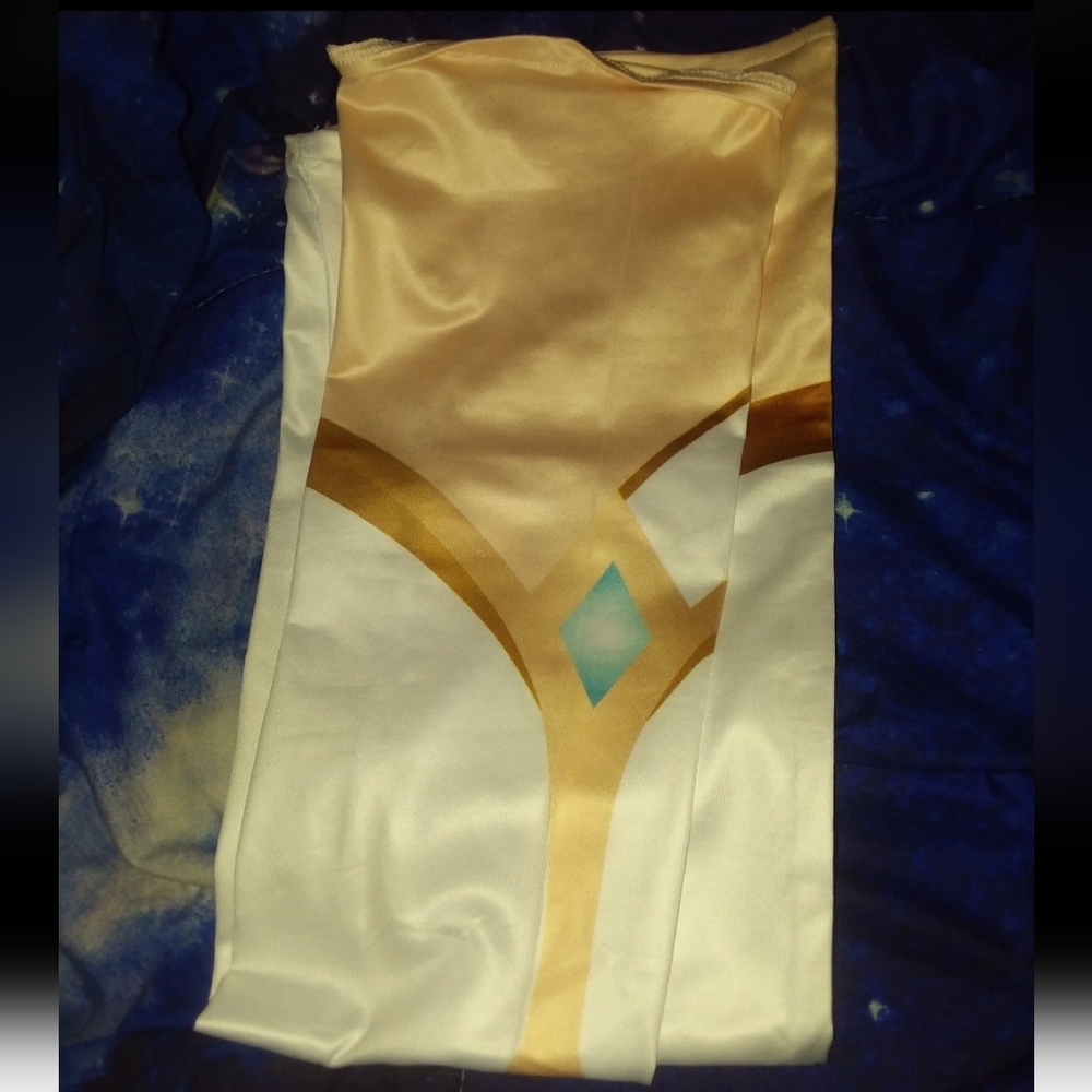 Genshin Impact Lumine Leg Warmer Leggings Socks Size Small Anime Cosplay Costume